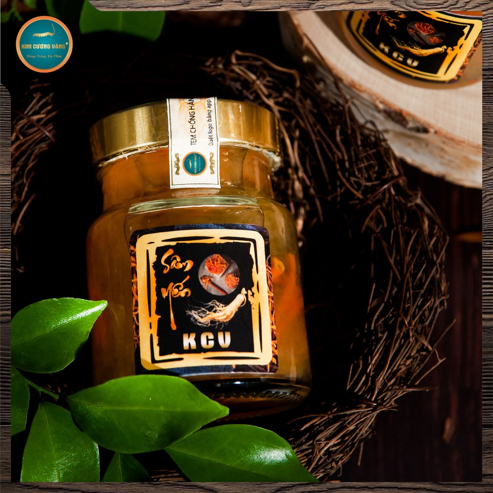 Yến sâm đông trùng hạ thảo Kim Cương Vàng