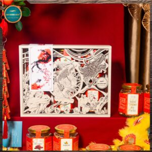 Quà tặng tết cao cấp Vũ Môn Phi Long Kim Cương Vàng